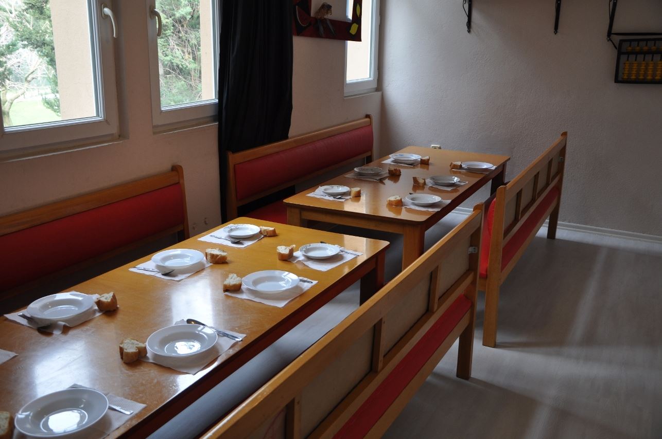 Yemekhane, Uyku ve Bakım Alanları